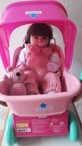 Bebe Reborn Realista Menina Fofinha 12 Itens Envio Imediato