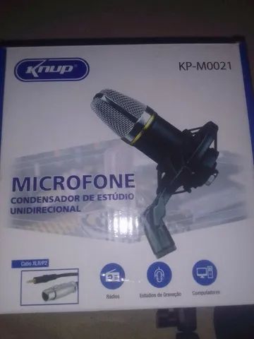 Microfone condensador Knup KPM0021 - Foto 3