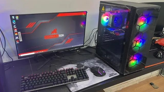 PC Gamer Completo Ryzen 5 5500 | RX 5700 + Monitor 22 Pol Full HD (Novo c/ Garantia) Loja - Foto 2