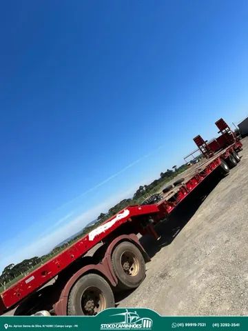 Semi Reboque  prancha NOMA ano 2013, 3 eixos, agrícola cangurú.  - Foto 2