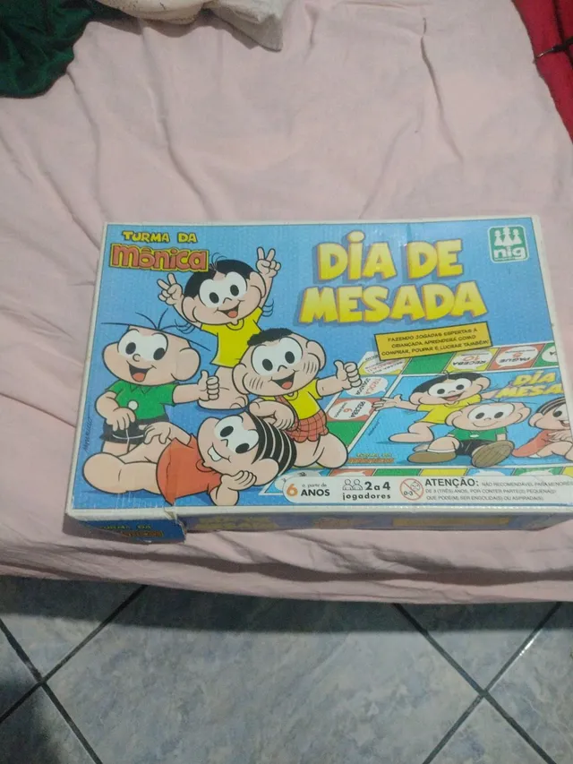 Jogo Antigo para Colorir Um Passeio Pela Montanha com a Turma da Mônica, Brinquedo Coluna Usado 57959962