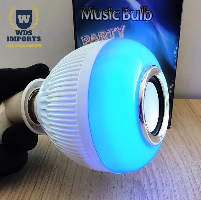 Lâmpada Musical Bluetooth com Led e Controle - Foto 2
