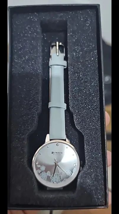 Relógio Curren Feminino Pulseira de Couro  - Foto 4