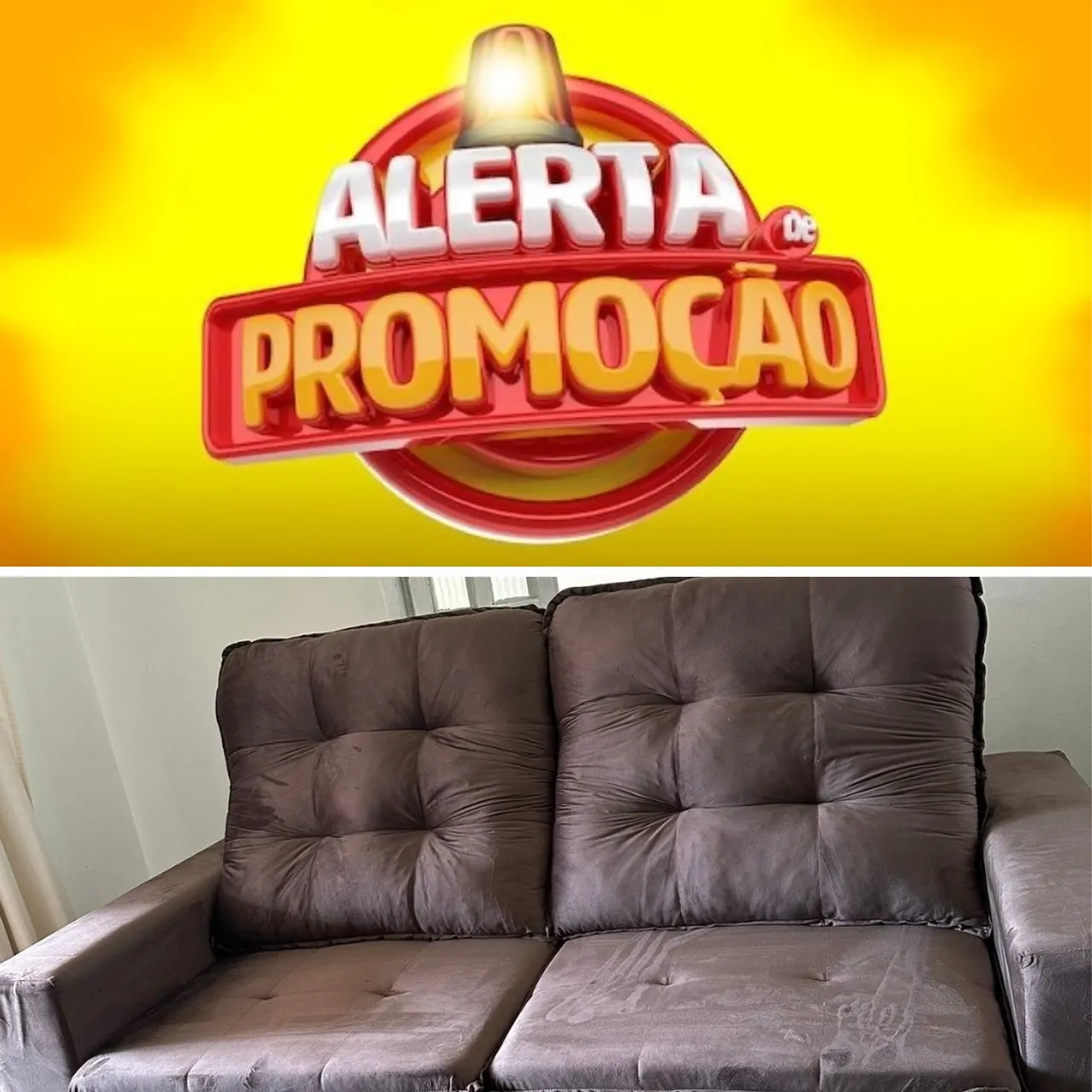 Alerta promoção sofá Colombo d33 lindo e confortável