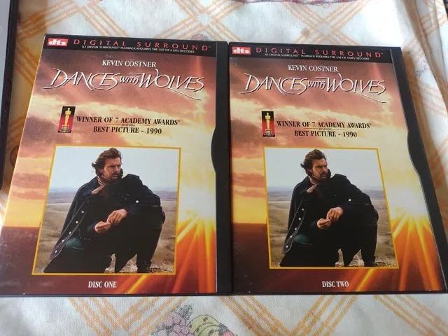 Dança Com Lobos - Kevin Costner - Dvd Filme Duplo Box Importado Snapcase