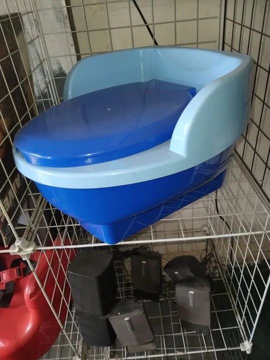 Troninho Infantil Azul