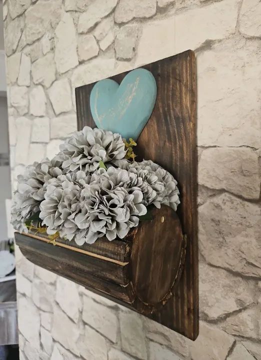 Floreira rústica com ganchinhos - Foto 2