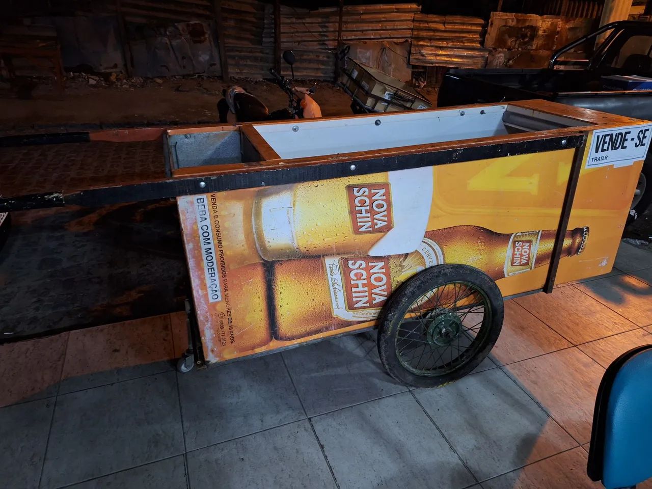 Carrinho de geladeira - Semi novo - Foto 3