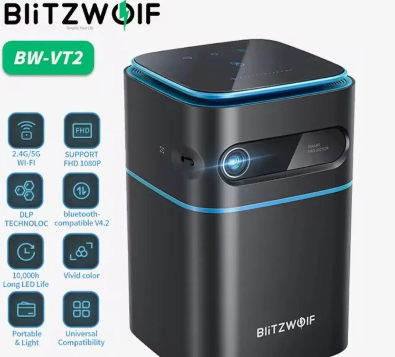 Projetor Portátil BlitzWolf - Foto 4