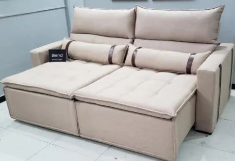 Sofá Retrátil e Reclinável Blend - Foto 3