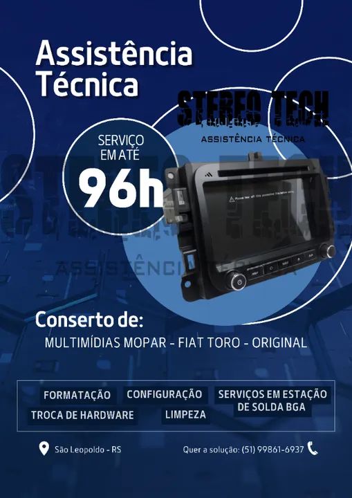 Consertamos Multimídias Originais Hyundai,Kia,FIAT,FORD - Leia descrição do anúncio