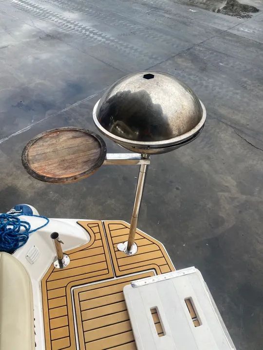 Lancha triton 27,5 conjunto 2014/motor Mercury qsd220 diesel - Foto 10