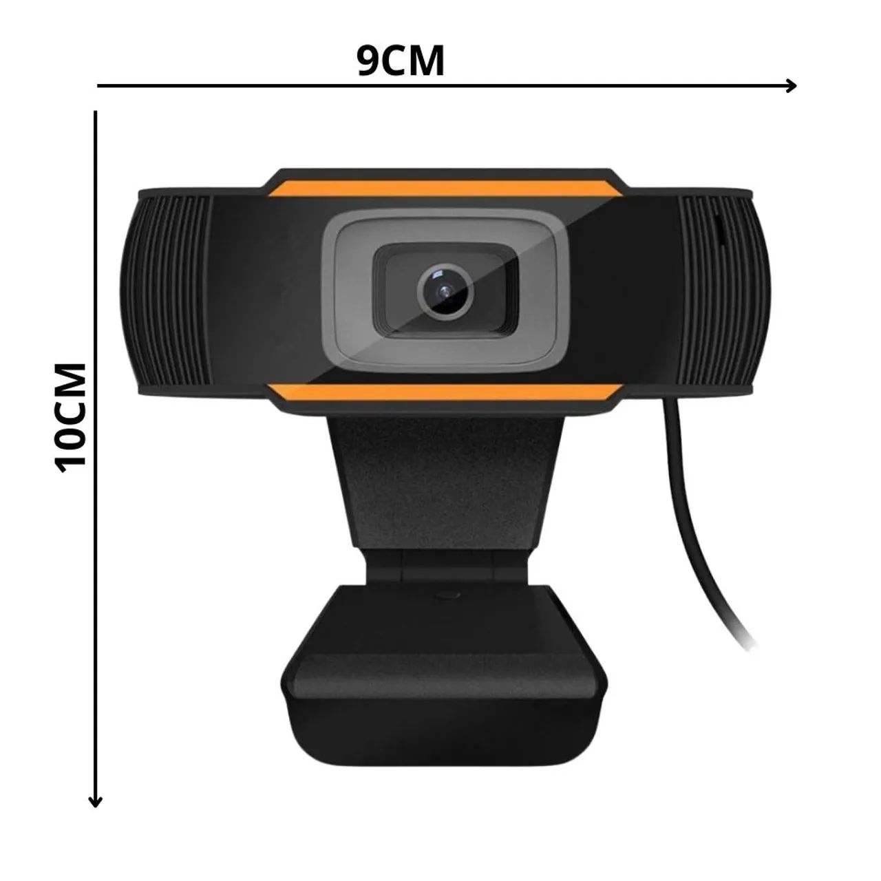 Webcam alta resolução 1080p Hd Usb Foco Automático Com Microfone