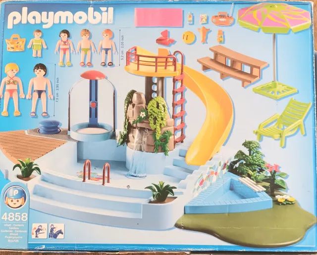 Piscina best sale playmobil 4858