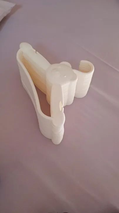 50 cabides plástico ursinhos brancos  - Foto 2