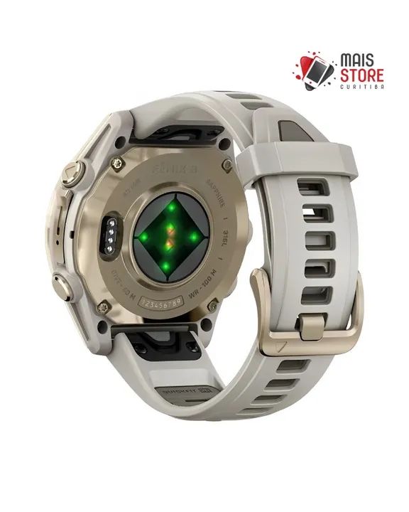 Relógio Garmin Fenix 8 43mm Amoled Sapphire - Soft Gold/Beige (Novos/Lacrados) - Foto 6