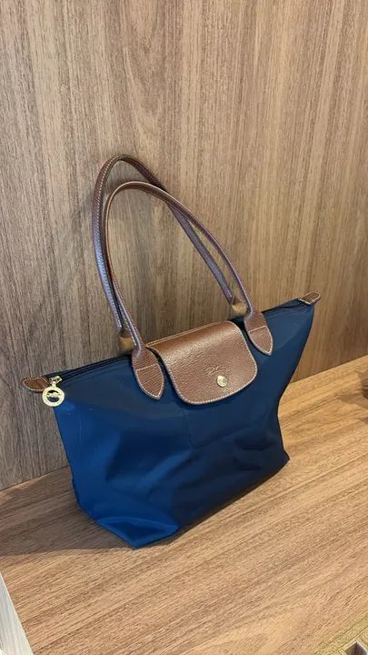 Bolsa Longchamp Le Pliage Original seminova - Foto 2