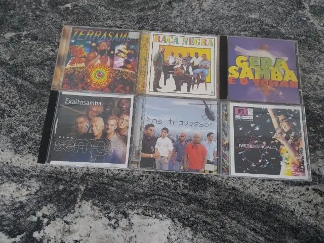 06 CDs - Pagode & Axé usados em bom estado.