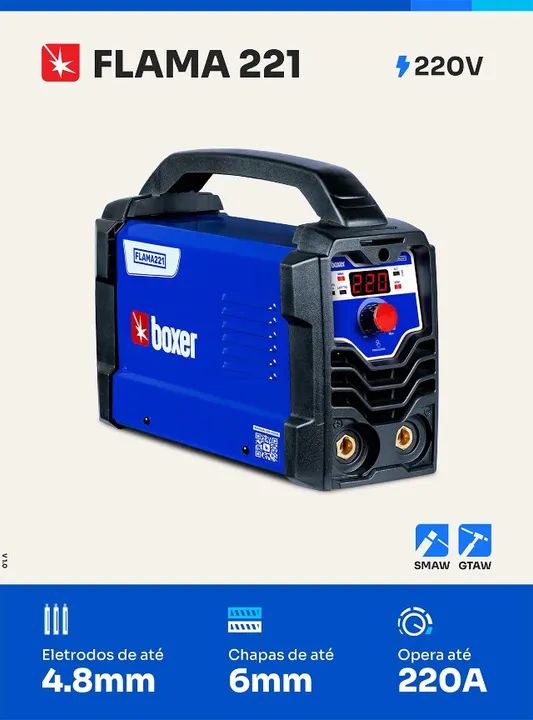 Máquina de Solda Inversora | Multi Processo Mig/Mag/Mma | Tocha Tig Mig Mag | Eletrodo | A
