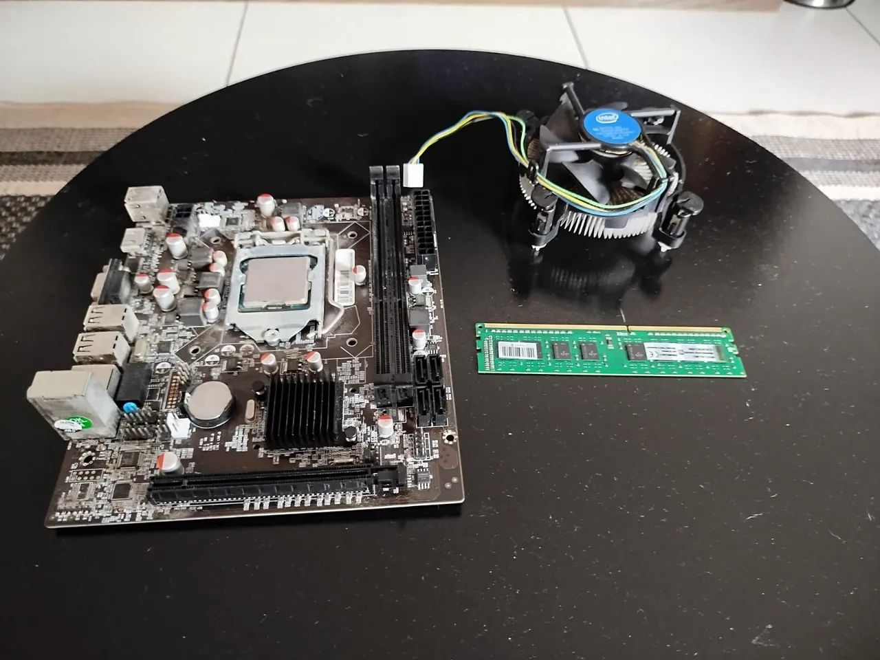 Placa mãe + Processador + Cooler + Memória RAM - Foto 2