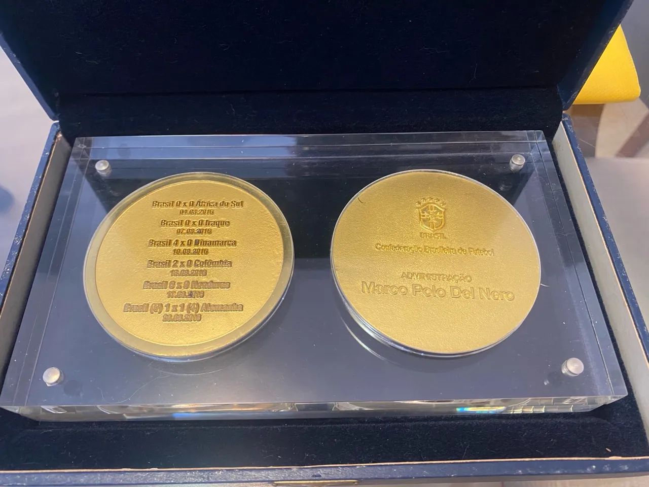 Medalha Comemorativa Rio 2016 Ouro Olímpico Neymar  - Foto 3