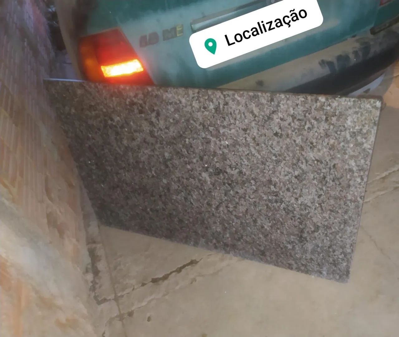 Pedra de mármore andorinha, tampo de granito