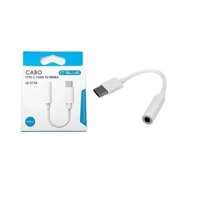 Cabo Adaptador Tipo C Para P2 fone de ouvido - Foto 4