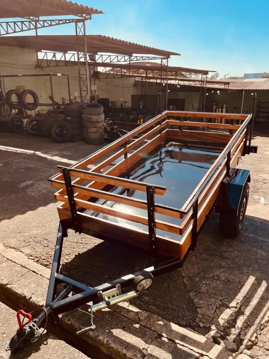 Carreta fazendinha 1,20 x 2,50