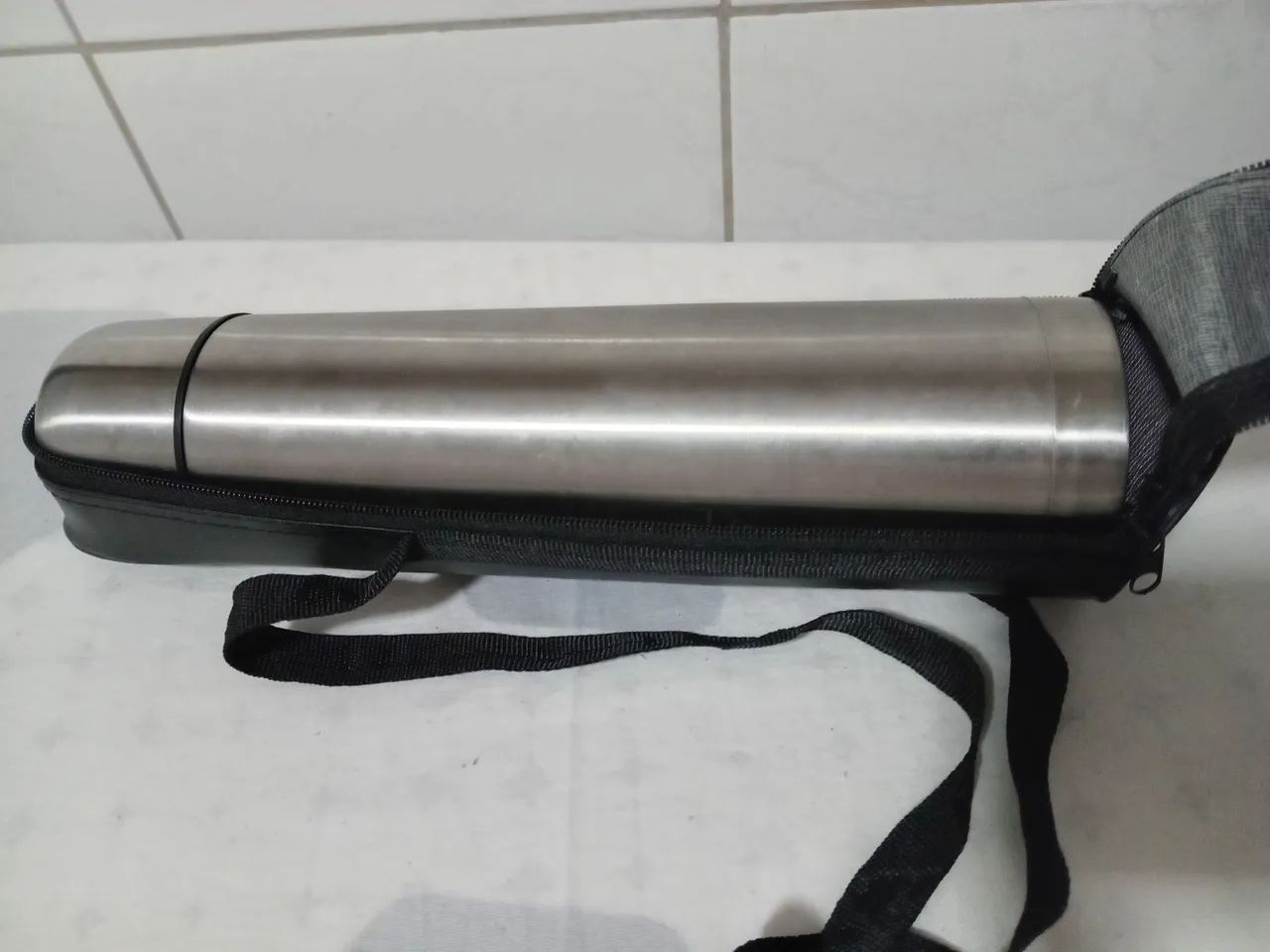 Cuia de Chimarrão sem uso com Bomba e garrafa  - Foto 2