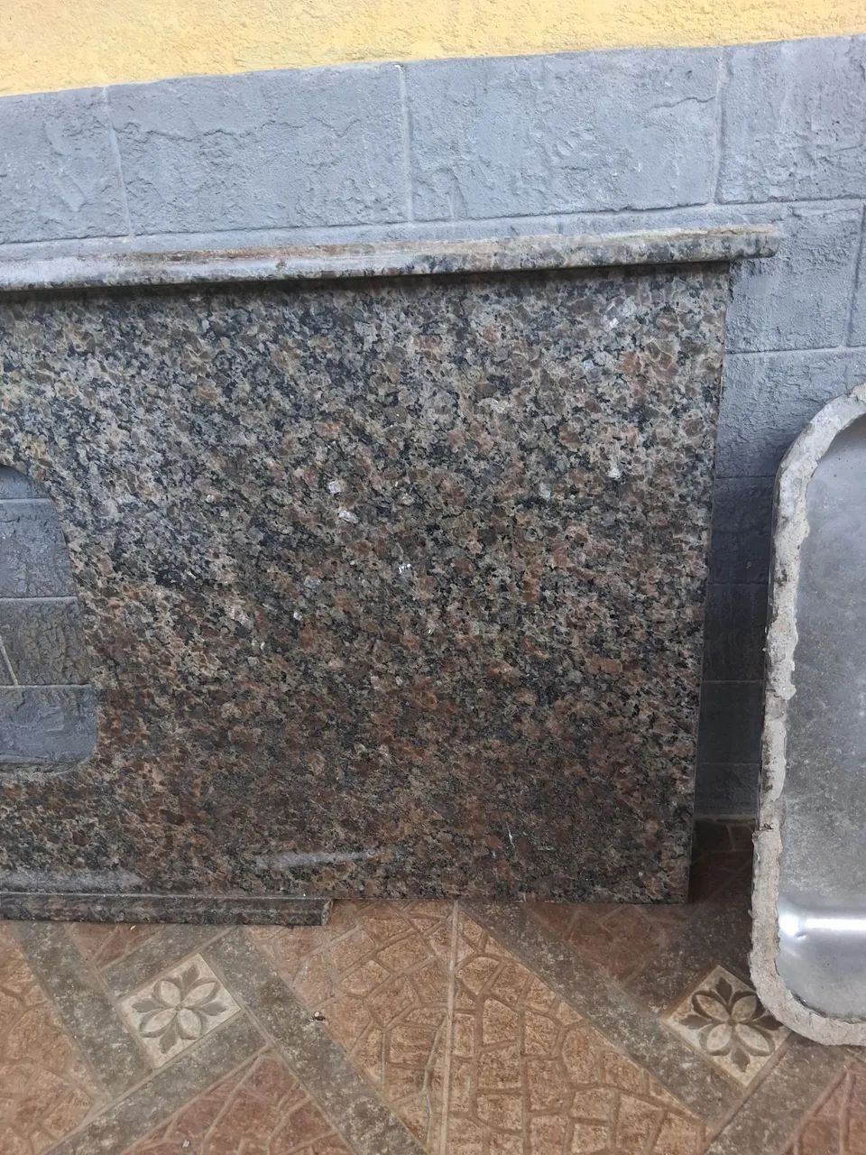 Bancada de mármore e pia inox - Foto 2