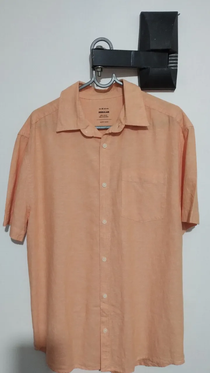 Camisa Social de Linho Nova
