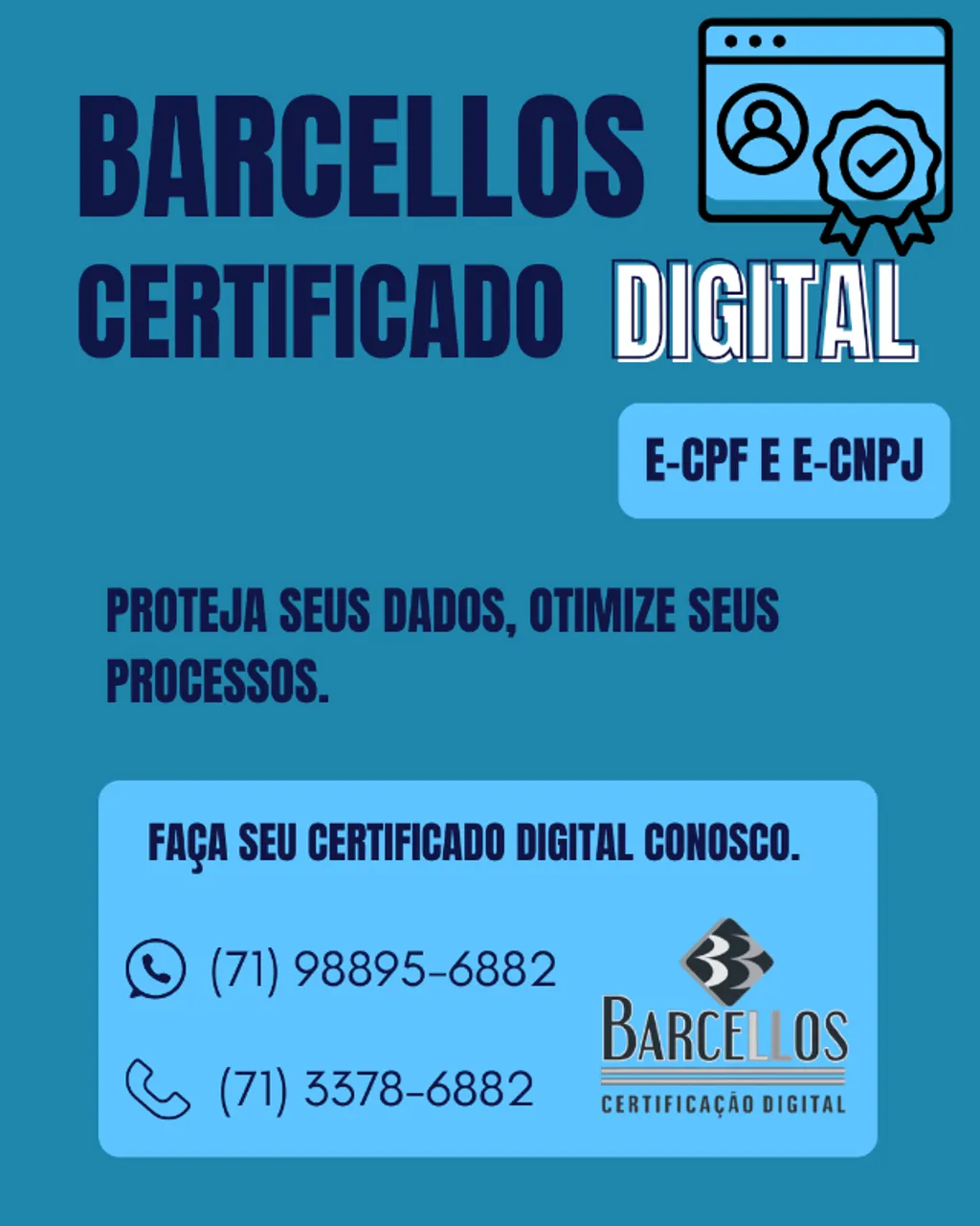 Emita seu Certificado Digital com a Barcellos!