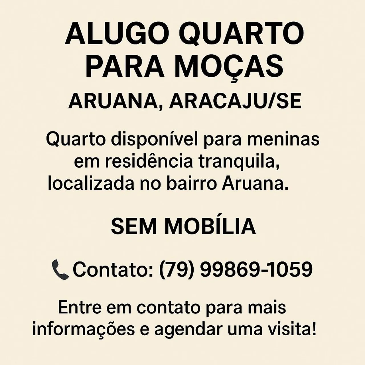 Alugo quarto individual 