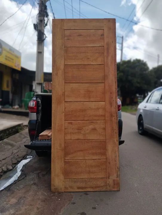 Portas de Madeira Maciça angelim  - Foto 4
