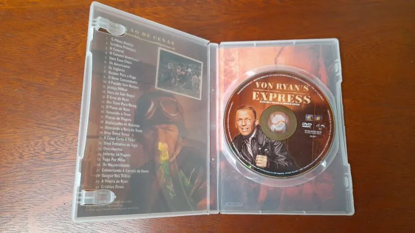 DVD O Expresso de Von Ryan com Frank Sinatra Original em Ótimo Estado - Foto 4