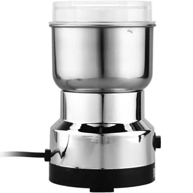 Moedor Triturador Elétrico De Café Grãos 150w Aço Inoxidável - Foto 2