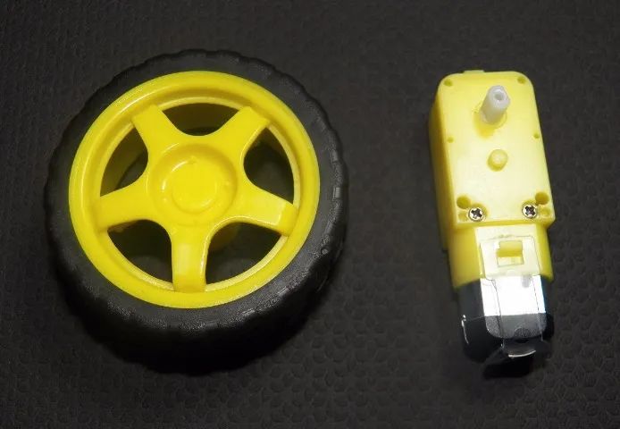 Motor Roda Arduino arduino Roda Pneu Motor Dc 3 A 6v 2wd C Redução Chassi Carro Arduino ...