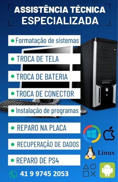 Técnico em informática especializado  e eletronicos em Geral - Foto 2