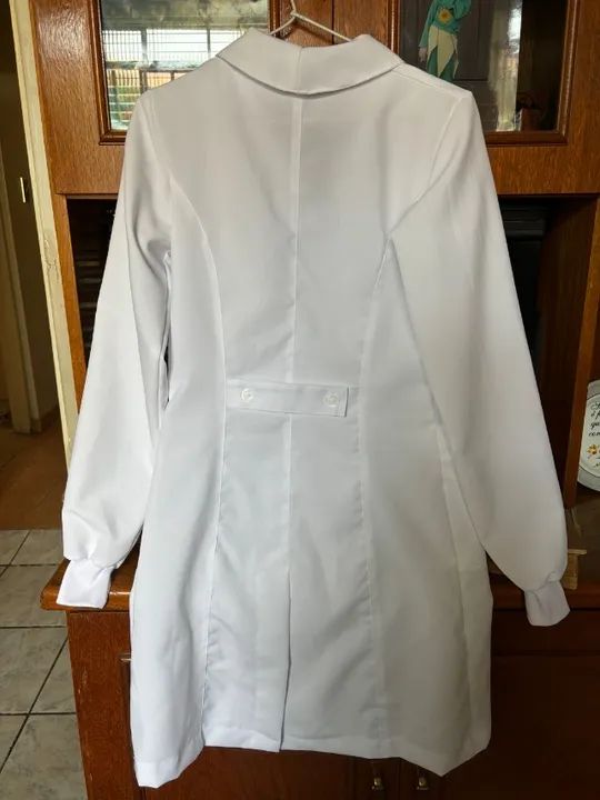 Jaleco Branco Feminino NOVO - Tamanho P - Foto 3