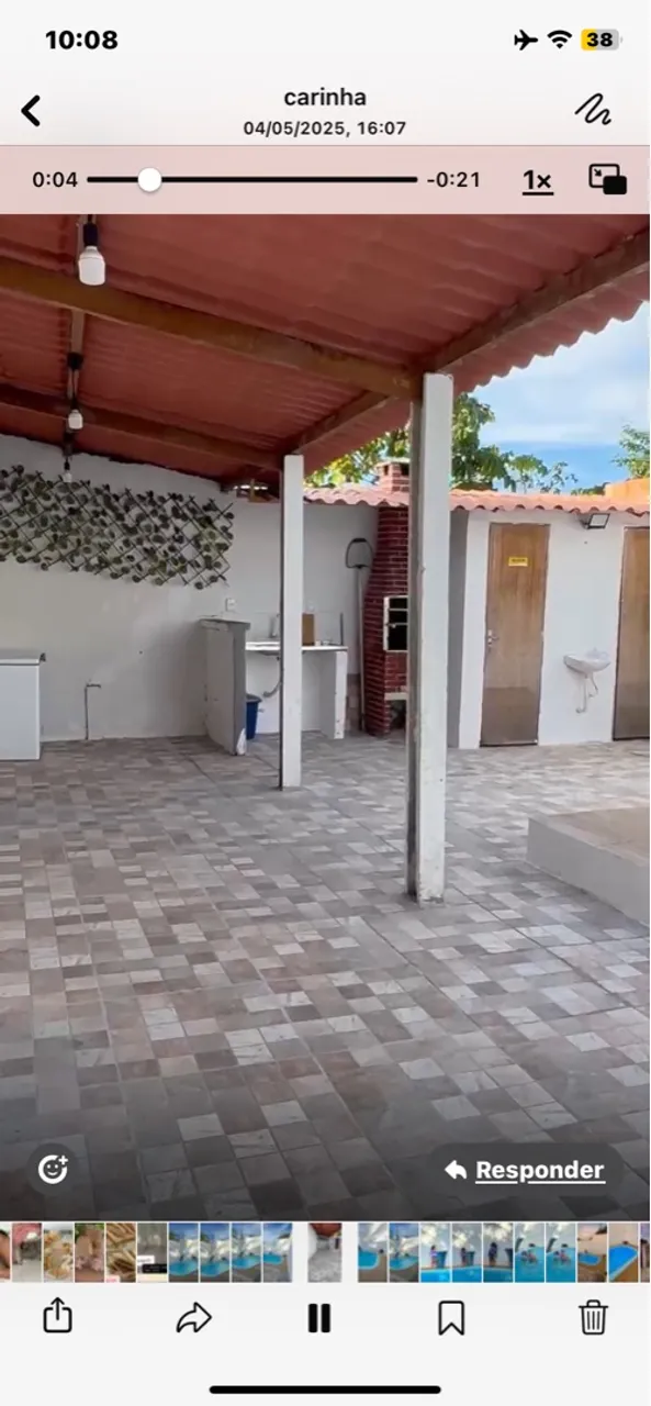 vendo! espaço com piscina, salão coberto e área de churrasqueira