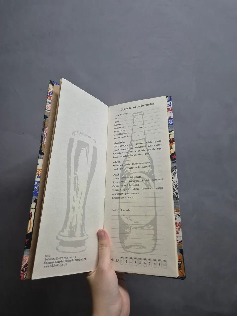 Caderno de capa dura Sommelier de Cerveja - Foto 3