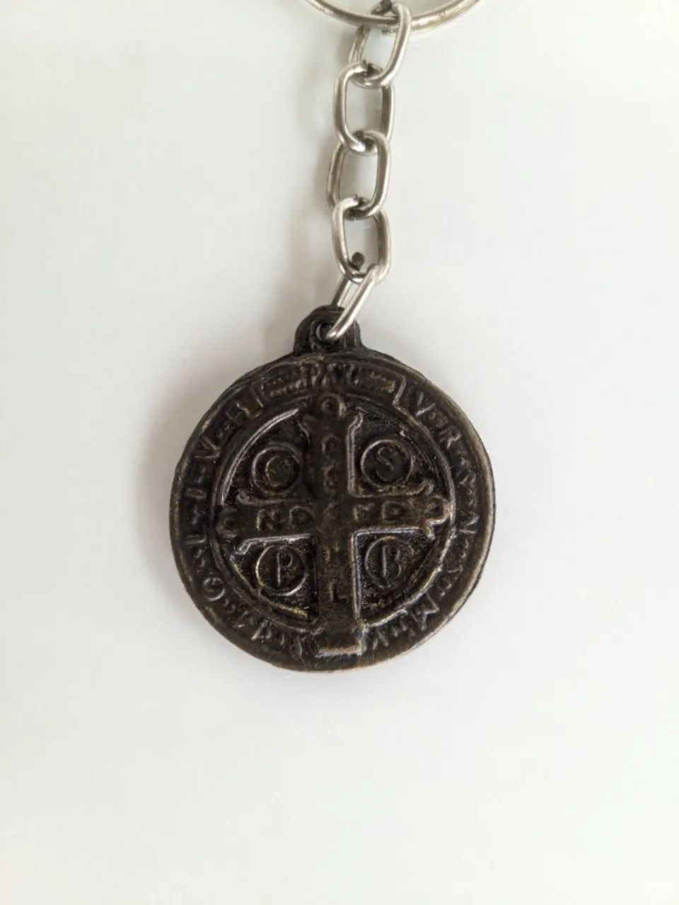 Chaveiro Medalha de São Bento estilo rústico - Foto 4