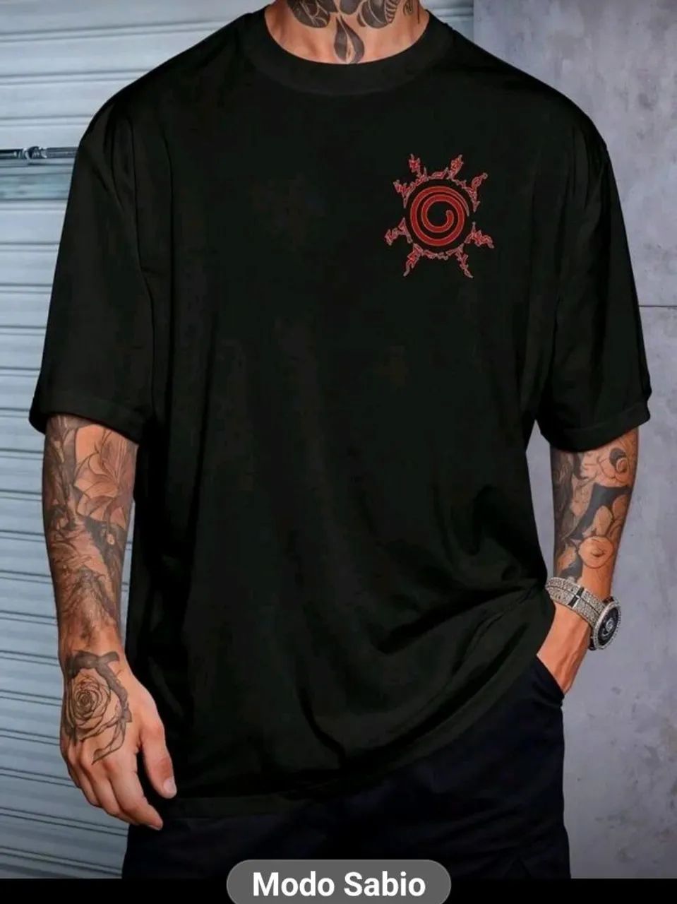 NARUTO Blusa malha de algodão do NARUTO.  OPORTUNIDADE  - Foto 3