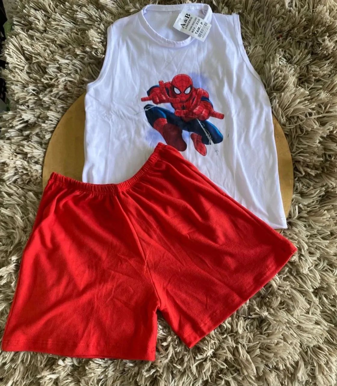 Conjunto pijama Infantil - Regata e Bermuda - Foto 4