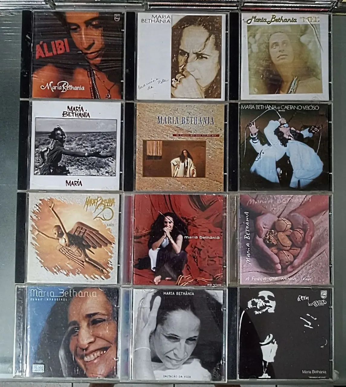 Coleção De CDs Maria Bethânia Com 11 Álbuns 