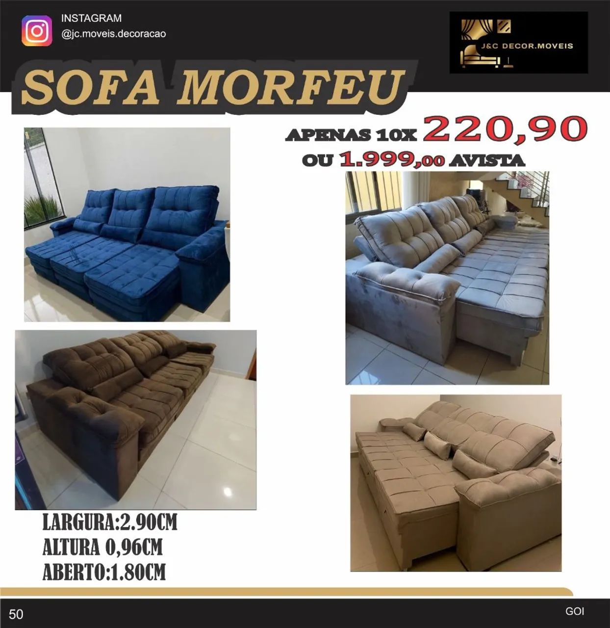 SOFA RETRÁTIL E RECLINÁVEL MORFEU MEGA PRIMO  - Foto 5