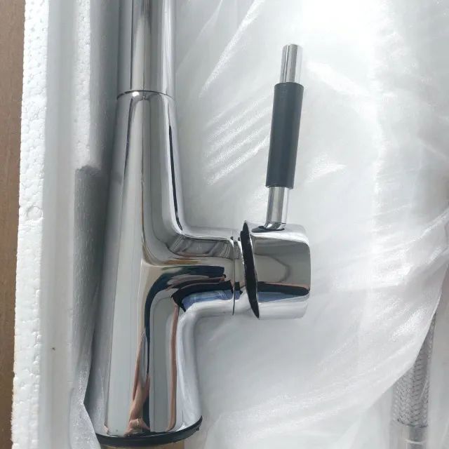 Torneira Cozinha Gourmet Monocomando 70cm Grande com Ducha - Foto 2