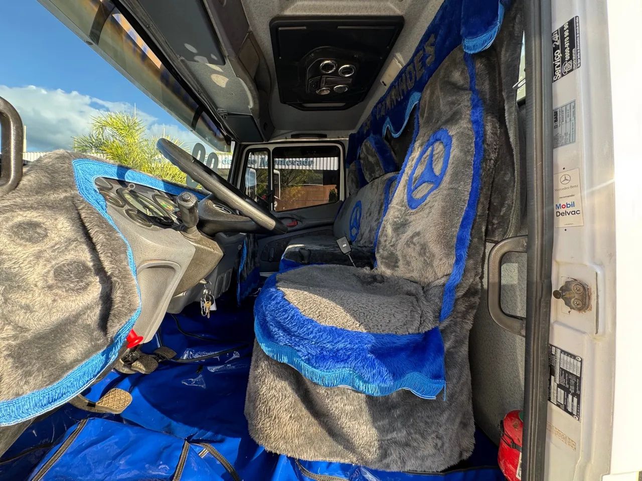 Caminhão MB 1318 2008 Caçamba toco apenas 126.000 Km extra Raridade  - Foto 10