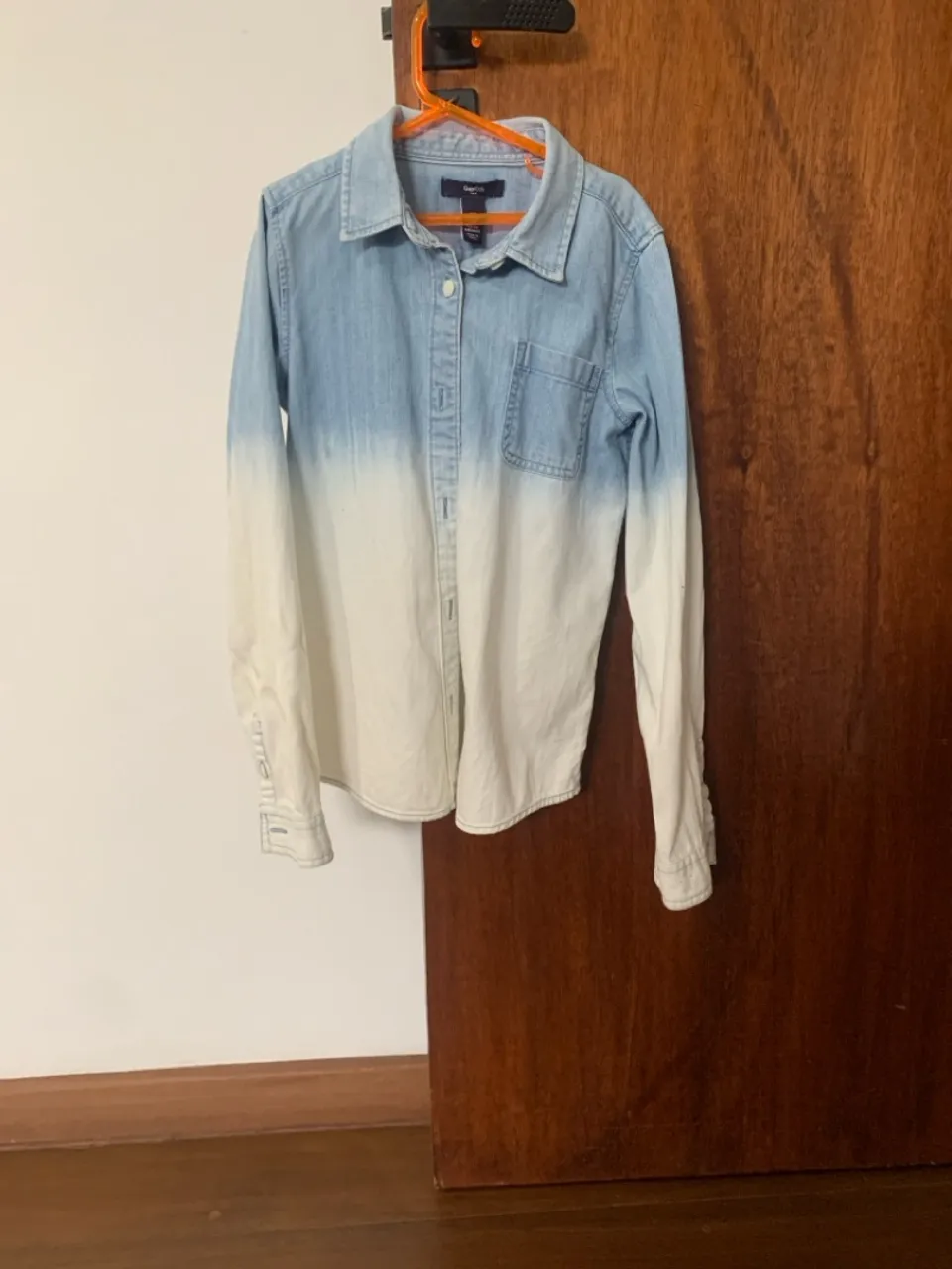 Camisa Jeans Degradê Infantil GAP