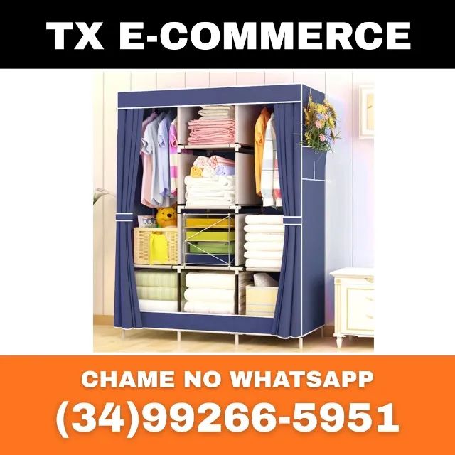 Guarda Roupa Portátil Desmontável 